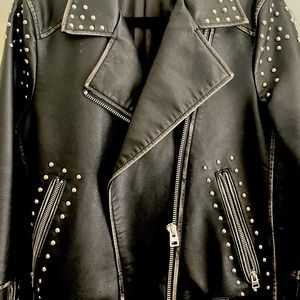 Topshop leather jacket